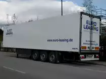 K�hlkoffer Sattelauflieger EURO LEASING abgestellt in Herten 16.04.2012