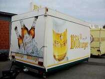 Getrnke Verkaufsanhnger Bitburger vom Getrnkehandel Strecker Herten 17.11.2011 

