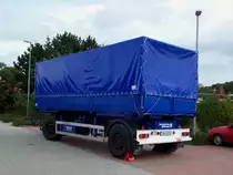 Pritsche Plane Anh�nger des THW in Kapeln 06.09.2011