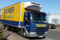 DAF LF Khlkoffer Zulieferfahrzeug Dachser Food Logistics in Herne 25.03.2012