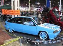 Ein Citroen BX kann auch getunt werden. Aufgenommen auf dem Carstyling Tuning Show 2012.