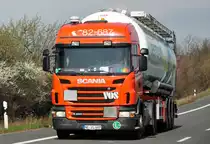 Scania G 400 Tanksattelzug bei Euskirchen - 02.04.2012