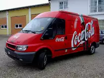 FORD-Transit 125 T350; als kleiner CocaCola-Tuck; 120415