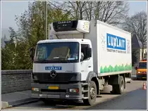 M-B Atego K�hllaster der Firma Luxlait gesehen am 13.04.2012.