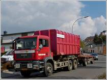 Am 13.04.2012 fuhr mit dieser MAN Lkw Hngerzug vor die Linse.