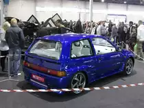 Daihatsu Charade anspruchsvoll getunt. Foto wurde auf dem Carstyling Tuning Show 2012 gemacht.