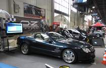 Mercedes-Benz CLK. Foto wurde auf dem Carstyling Tuning Show 2012 gemacht.