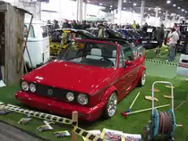 VW Golf I Cabriolet, gesehen auf dem Carstyling Tuning Show 2012