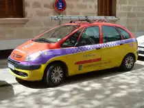 Citroen der Localpolizei von Soller mit Sonderaustattung, April 2012