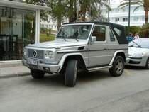 Mercedes G V8, gesehen auf Mallorca, April 2012
