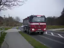 Mercedes-Benz Kipper von M.Arp in Sassnitz am 20.04.2012