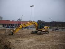 JCB Bagger in Sassnitz am 20.04.2012