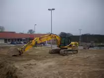 JCB Bagger in Sassnitz am 20.04.2012