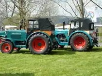 Hanomag`s sind Gste bei der Oldtimerausstellung der Traktor-Oldtimer-Freunde Wiershausen, April 2012 