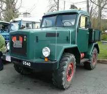 Kramer U540 steht bei der Oldtimerausstellung der Traktor-Oldtimer-Freunde Wiershausen, April 2012 