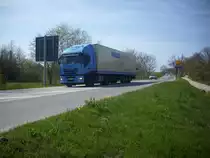 Iveco Sattelzug von Nagel in Sassnitz am 30.04.2012