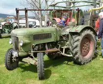Fendt Farmer 2 ist Gast bei der Oldtimerausstellung der Traktor-Oldtimer-Freunde Wiershausen, April 2012 