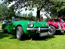 TRIUMPH-Spitfire ist ein Roadster, welcher vom britischen Automobilhersteller Triumph im Zeitraum von 1962 bis 1980 in verschiedenen Versionen produziert wurde; 110814