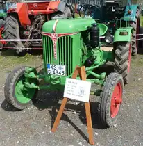 Normag NG16C steht bei der Oldtimerausstellung der Traktor-Oldtimer-Freunde Wiershausen, April 2012 
