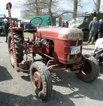 Fahr steht als Gast bei der Oldtimerausstellung der Traktor-Oldtimer-Freunde Wiershausen, April 2012 