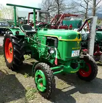 Deutz ist Gast bei der Oldtimerausstellung der Traktor-Oldtimer-Freunde Wiershausen, April 2012 