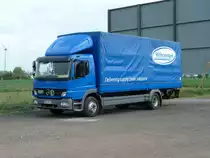 MB Atego steht am Autohof in Waltershausen, Mai 2012