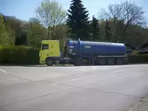 DAF Siloauflieger in Bergen am 30.03.2012