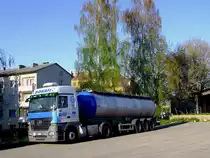 ACTROS-1844 der Sped. DONATI absolvierte in Ried eine 5-tgige Pause; 120428