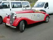 MB 170 V Cabriolet steht bei der Oldtimerausstellung der Traktor-Oldtimer-Freunde Wiershausen, April 2012 