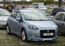 Fiat Punto mit Abarth Logo, Tuner-Treffen auf der Carstyling Tuning show 2012.