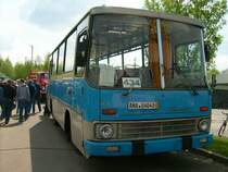 Der Zwitter Ikarus 211 beim 11. Oldtimertreffen in Werdau. Zwitter deshalb, weil die karosse von Ikarus Stammt aber der Antrieb und die Achsen vom IFA W50 sind.
