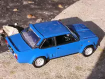 Fiat 131 Abarth Plain Body von Norev in Massstab 1/43. Foto: März 2012.