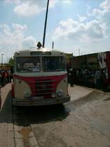 H6B der Hallischen Straenbahnfreunde beim 11. IFA Oldtimertreffen in Werdau