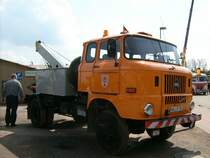 IFA W50LA Bergefahrzeug der Hallenser Straenbahnfreunde beim 11. IFA Treffen in Werdau
