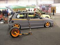 Fiat Bravo und einen dazu passenden Roller. Carstyling Tuning Show am 31.03.2012