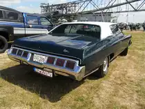 Heckansicht vom Chevrolet Caprice Classic Hardtop Baujahr 1974 US-Fahrzeugtreffen Lichterfeld an der F60 12.05.2012