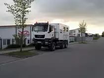 Ein besonderer MAN im Gewerbegebiet Sassnitz am 13.05.2012