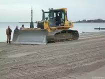 Komatsu Raupe in Ribnitz-Damgarten am 15.05.2012