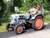 Eicher-Panther am Weg zur Oldtimerveranstaltung bei Antiesenhofen; 110814