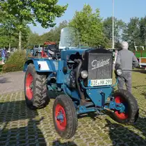 G�ldner A28, Baujahr 1948, 2597 ccm, 28 PS, 2 Zylinder Diesel, 20km/h. 
Treckertreff Grefrath, 25.9.11