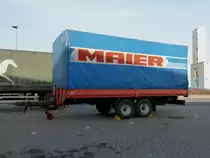 Tandemanh�nger Pritsche Plane MAIER Singen und Hagen 
abgestellt in Herten 17/01/2012

