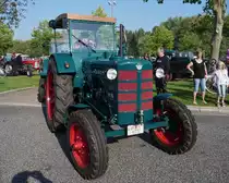 Hanomag R35, gebaut 1953-57, 35 PS, 2800ccm, 4 Zylinder Diesel, 25 km/h. Treckertreff Grefrath, 25.9.11