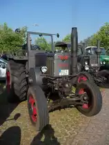 Ursus C-45, polnischer Nachbau des Lanz-Bulldog D 9506, gebaut 1947 bis 1959.
Treckertreff Grefrath, 25.9.11 