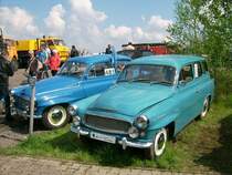 Skoda Oktavia als Limosiene und als Kombi beim 11. Oldtimertreffen in Werdau