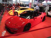 Roter Honda NSX. (ausgestellt: Carstyling Tuning Show 2012.)