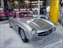 Mercedes Benz 300 SL Coup, BJ 1955, 6 Zyl., 2996 ccm, 215 PS im Auto & Technik Museum Sinsheim. 01.05.08