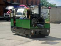 Die schwarze Jule (umgebauter Trabi)am 25.05.08 in Forst (Lausitz).  