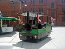 Die schwarze Jule (umgebauter Trabi)am 25.05.08 in Forst (Lausitz).   