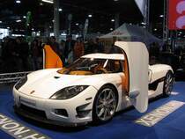 Wahrscheinlich der größte Star der Show (Carstyling Tuning Show 2012) war dieser Koenigsegg CCXS, von dem nur ein Stück wurde produziert.