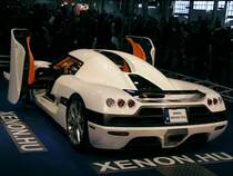 Rückansichtfoto von dem Koenigsegg CCXS. (Carstyling Tuning Show 2012)